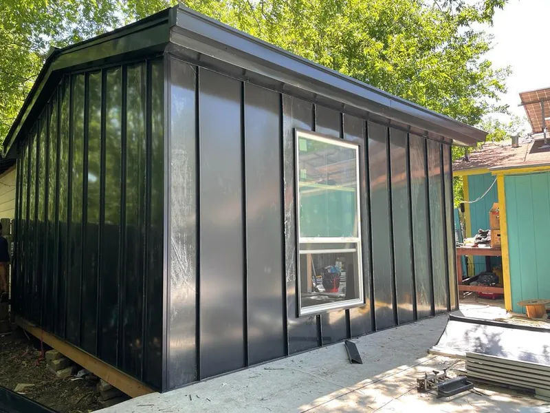 Black standing seam metal wall panels for Roof Inspection in Beverly Hills